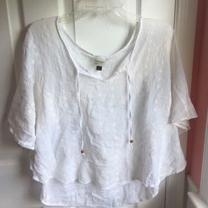 White Lacey blouse